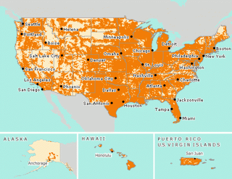 ATT Coverage Map