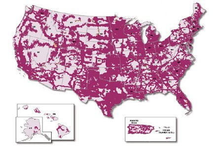 t-mobile coverage USA